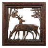 Watchful Deer Silhouette Wall Art