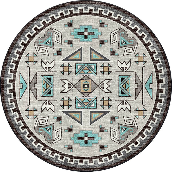 Slate River Rug - 8 Ft. Round