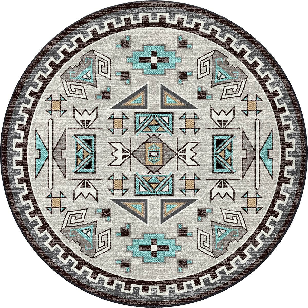 Slate River Rug - 8 Ft. Round