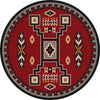 Firestorm Southwestern Rug - 8 Ft. Round
