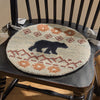 Sierra Bear Hooked Chair Pad