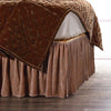 Rose Velvet Bedskirt - King - OUT OF STOCK UNTIL 08/19/2026