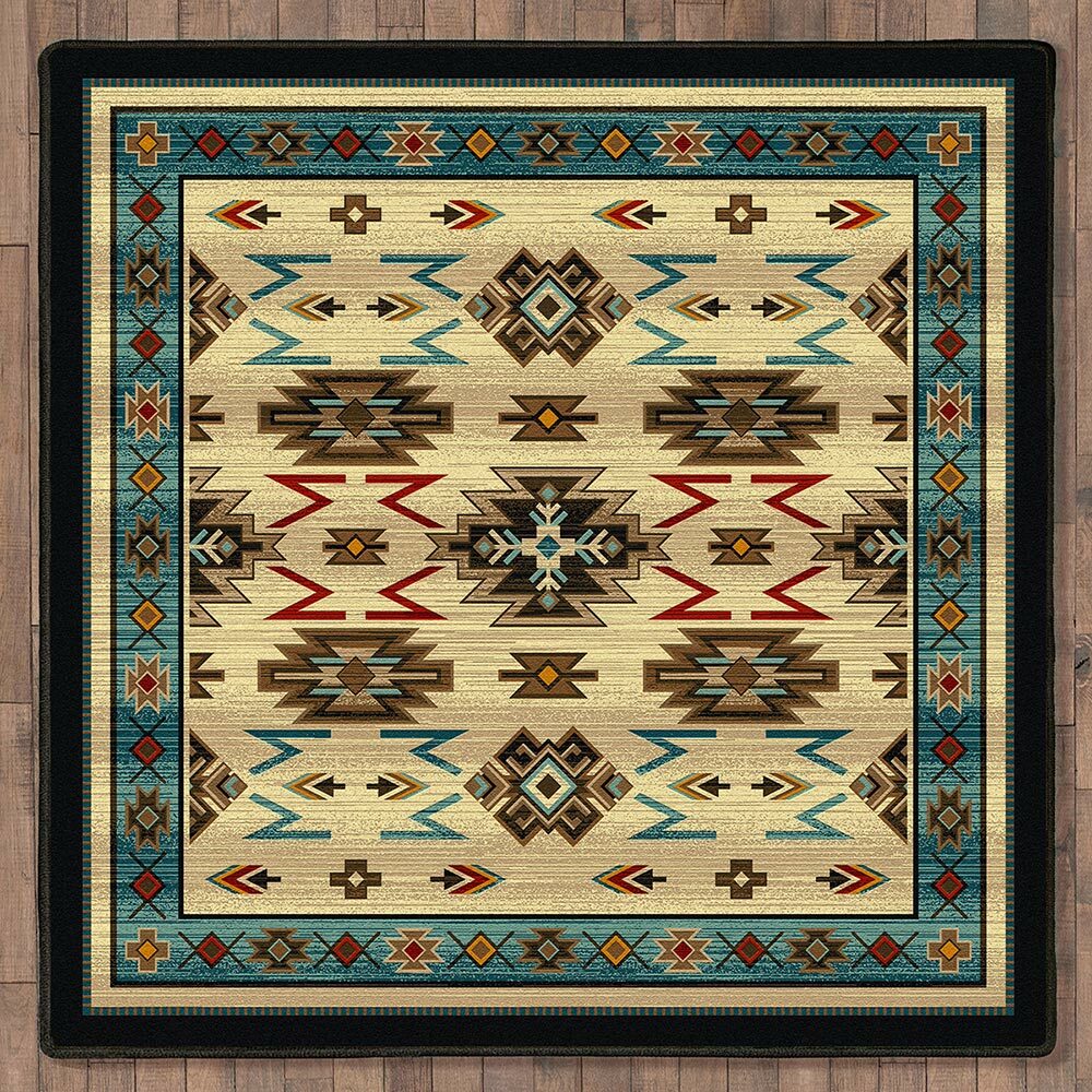 Storm Clouds Rug - 8 Ft. Square