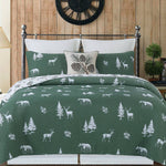 Pine Woods Wilderness Quilt Set - King
