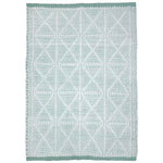 Green & Alabaster X Rug - 2 x 3