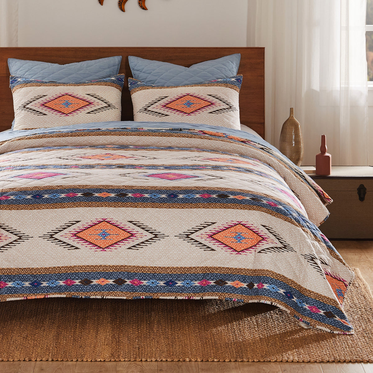 Saguaro Quilt Bed Set - Twin - OVERSTOCK