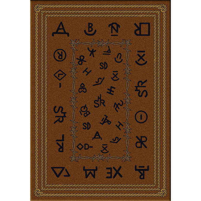 Cowboy Brands Dark Rug - 5 x 8