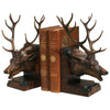 Elk Head Bookends