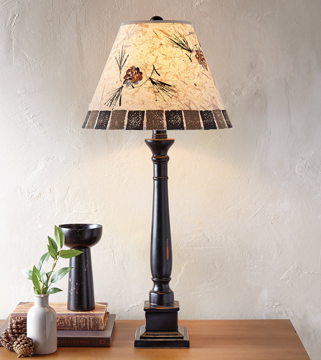 Pinecone Buffet Lamp