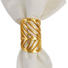 Dainty Leaf Napkin Rings - Set of 4
