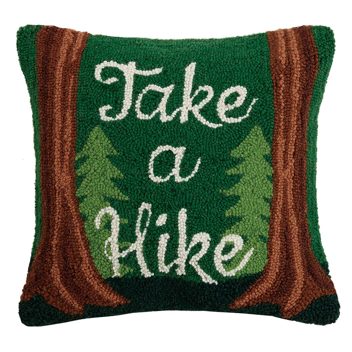 Outdoor Adventure Hooked Pillow - OUT OF STOCK UNTIL 06/09/2026