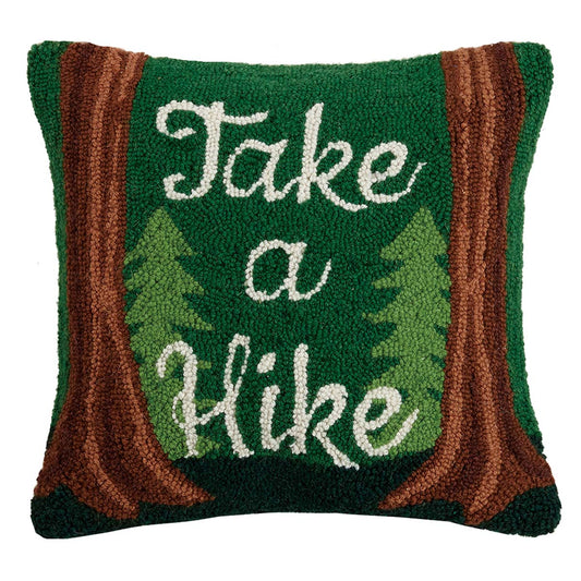 Outdoor Adventure Hooked Pillow - OUT OF STOCK UNTIL 06/09/2026