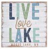 Lake Love Live Personalized Wall Art