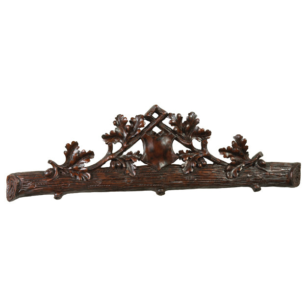 Crest and Oak Leaf Pediment