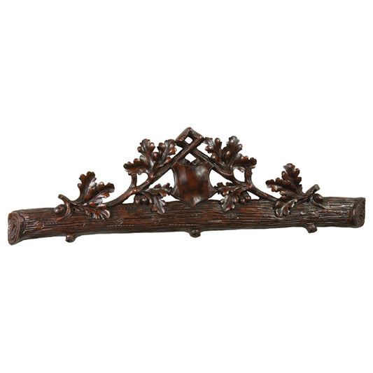 Crest and Oak Leaf Pediment