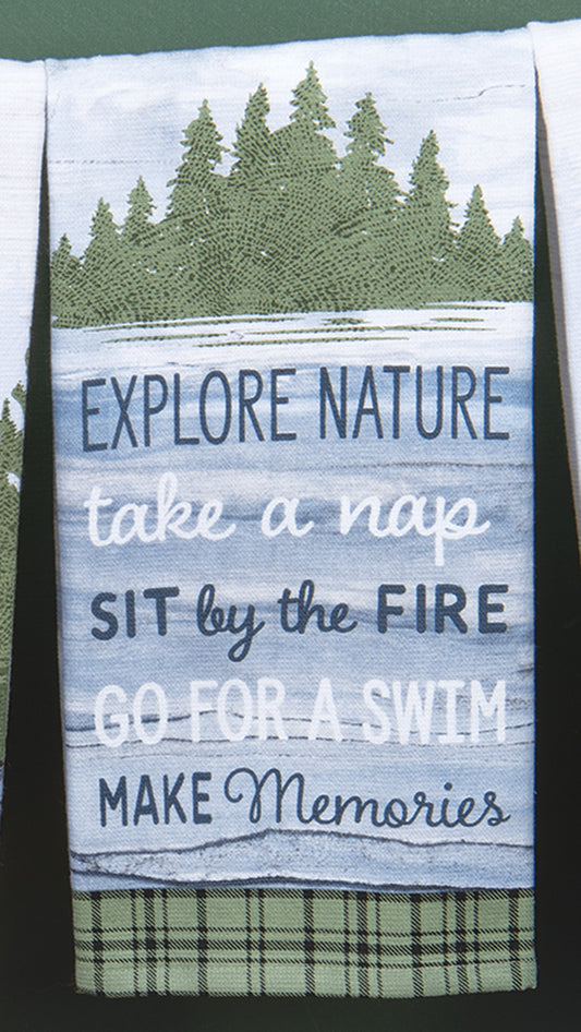 Cabin Memories Terry Towel - SALE