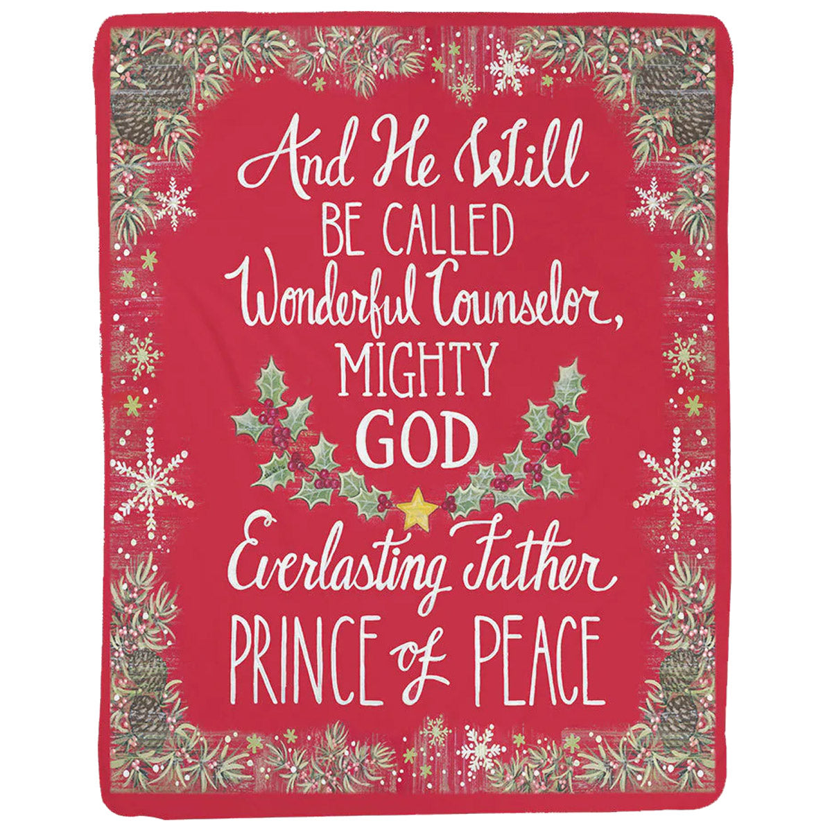 Peaceful Christmas Throw