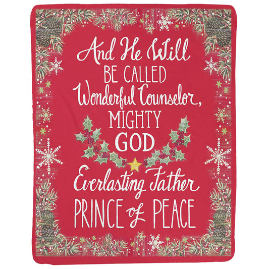 Peaceful Christmas Throw