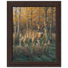 Whitetail Wonderland Framed Canvas Art