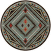 Dream Weaver Turquoise Rug - 8 Ft. Round