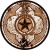 Lone Star Cowhide Rug - 8 Ft. Round