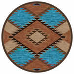 San Pedro Rust Rug - 8 Ft. Round