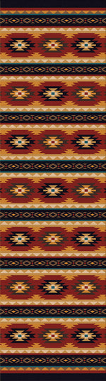 Red Deer Lodge Rug - 2 x 8