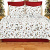 Pinecone Holiday Quilt Bed Set - King