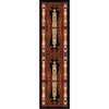 Horse Blanket Brown Rug - 2 x 8