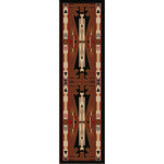 Horse Blanket Brown Rug - 2 x 8