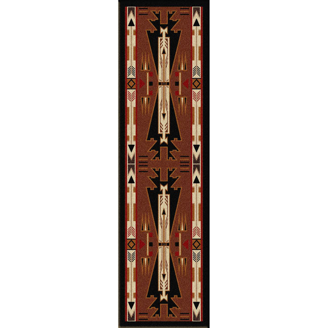 Horse Blanket Brown Rug - 2 x 8