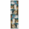 Watercolor Rust Rug - 2 x 8