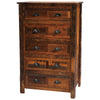 Barnwood Five Drawer Chest