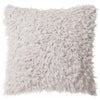 Shaggy Cream Faux Fur Pillow