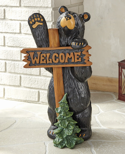 Welcoming Black Bear Sculpture - OUT OF STOCK