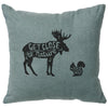 Close to Nature Linen Pillow - Ocean