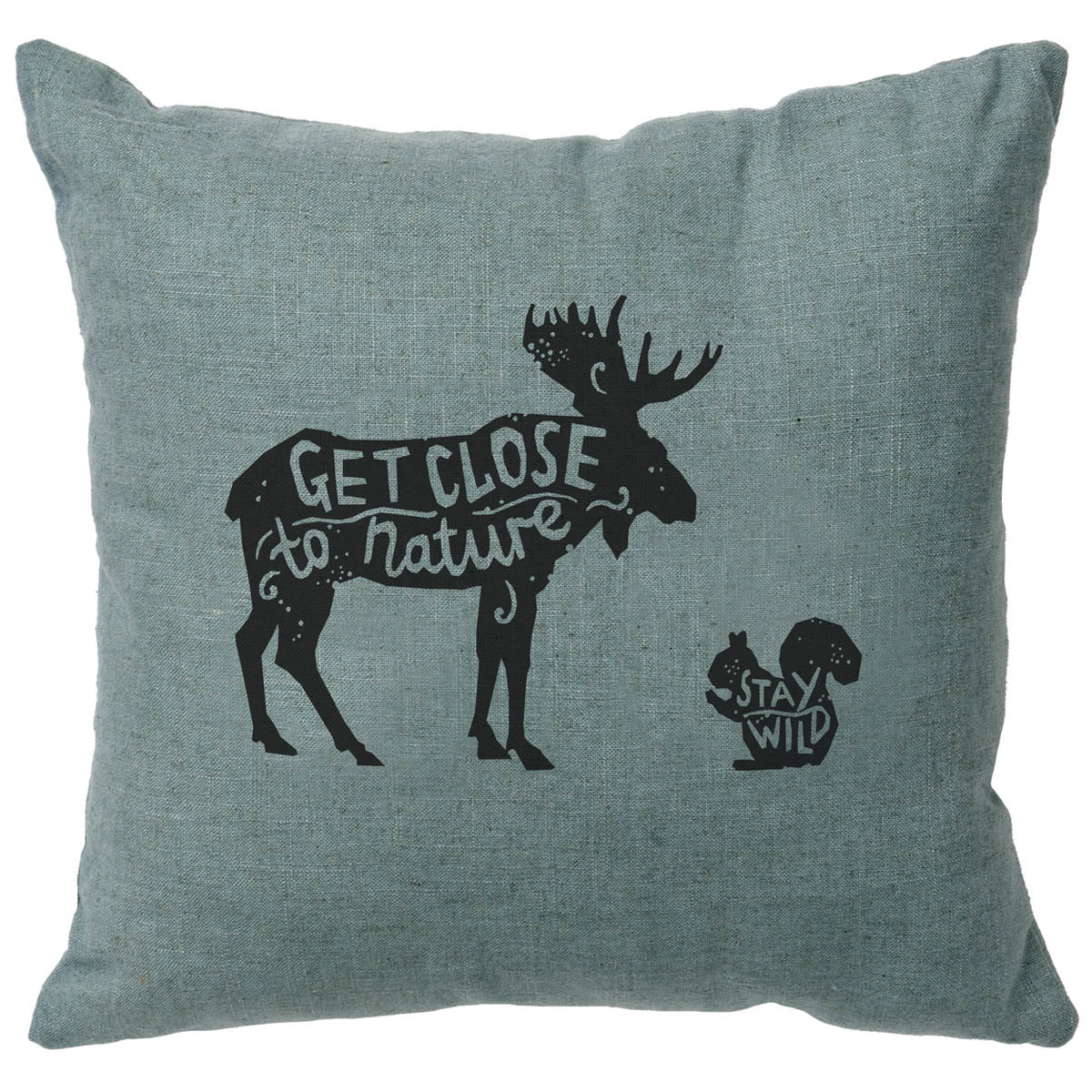 Close to Nature Linen Pillow - Ocean