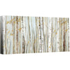 Gold Birch Forest Canvas Wall Art