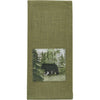 Woodland Watercolor Bear Decorative Towel - Set of 4