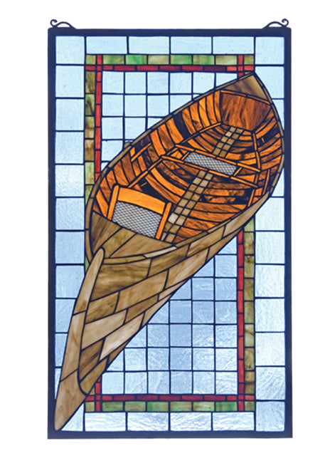 Guideboat Stained Glass Window