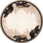 Bear Hollow Rug - 8 Ft. Round