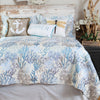 Seascape Coral Quilt Bed Set - Twin - OVERSTOCK