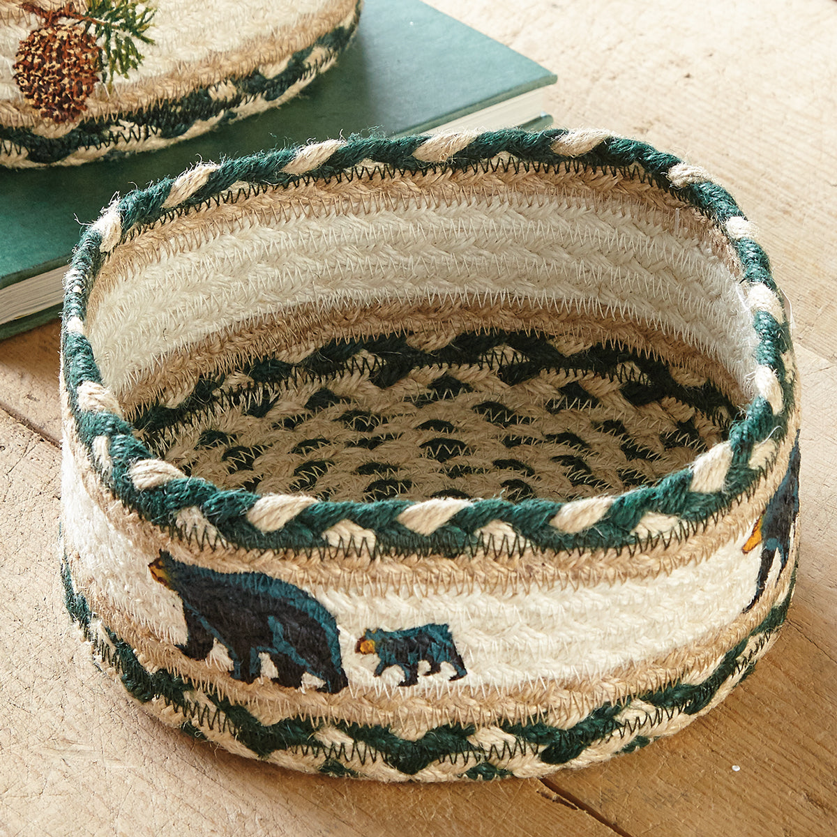 Forest Bears Braided Basket