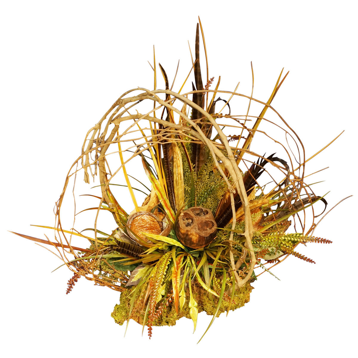 Grapevine and Pod Centerpiece