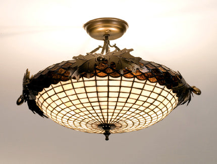 Acorn Semi flush Light Fixture