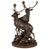 Grand Pair Stags - Burlwood
