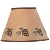 Pinecone Stitched Lampshade - 10 Inch - OUT OF STOCK UNTIL 07/20/2026