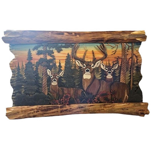 Forest Deer Family Wall Art - OUT OF STOCK UNTIL 06/23/2026