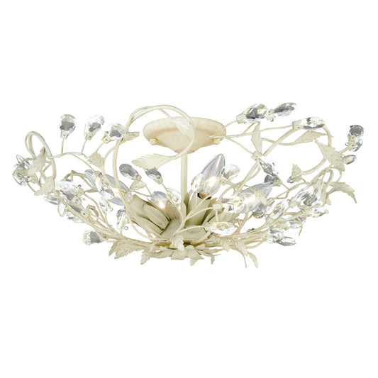 Garden Ceiling Fixture - French Cream