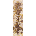 Gold-Speckled Cowhide Rug - 2 x 8